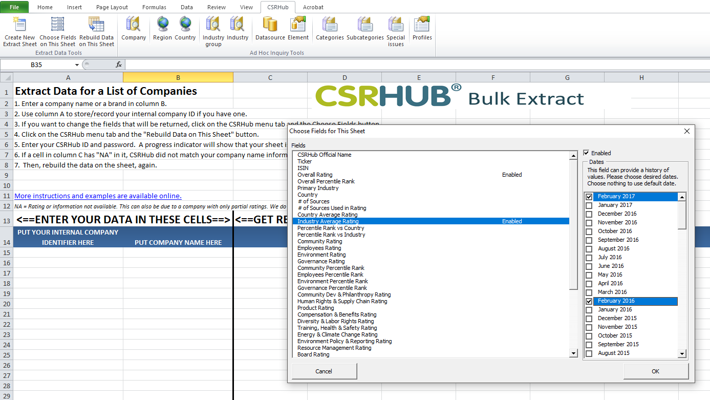 New CSRHub Bulk Extract Tool Simplifies CSR/ESG Analysis